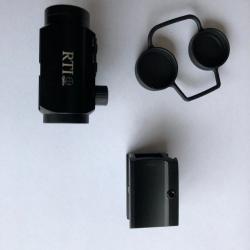 Point rouge RTI optics Micro T5 Tubulaire Montage Picatinny
