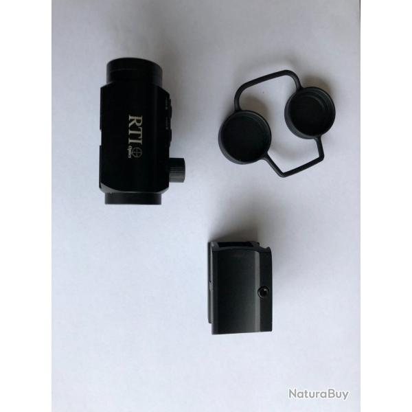 Point rouge RTI optics Micro T5 Tubulaire Montage Picatinny