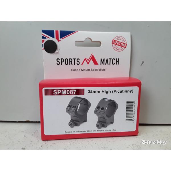 Colliers Sports Match SPM087 diam.34mm R.21mm