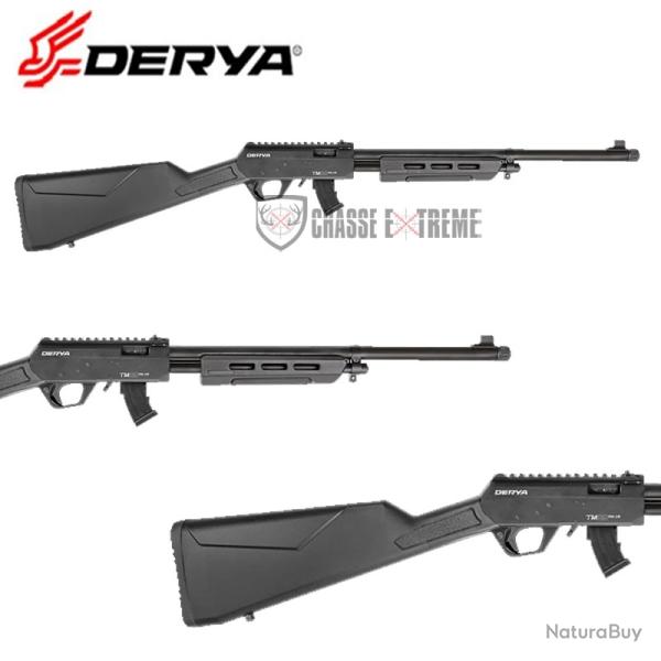 Carabine DERYA TM22 18" Cal 9X19mm Noir