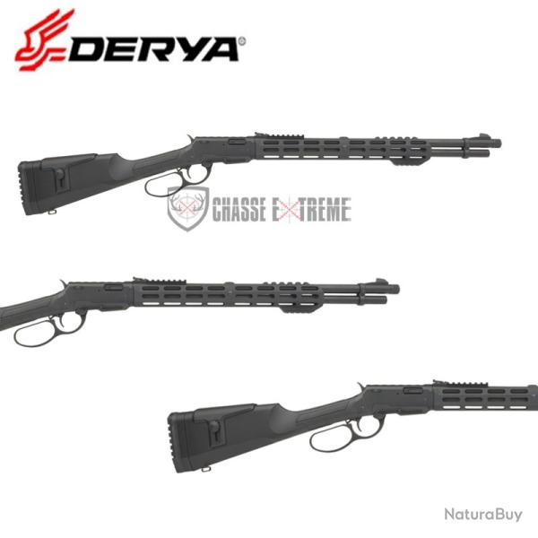 Carabine DERYA Levier Sous Garde Tactical Noir Cal 22 LR