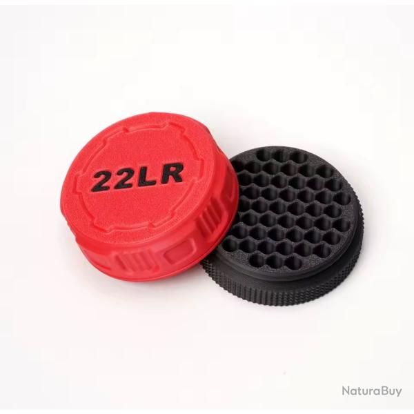 bo�te de rangement pour munitions 22lr. Capacit� de 50 cartouches.