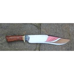Machette forg&eacute;e en France lame de 1 cm d'&eacute;paisseur , magnifique LAURENT BOUCHER. &eacute;tat parfait