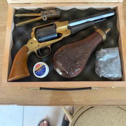 revolver poudre noir pietta confederation laiton 36 pn