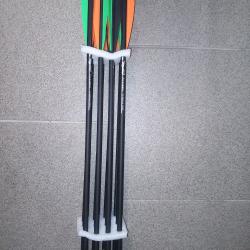 Lot de 12 fl&egrave;ches carbone neuves