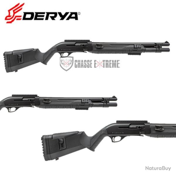 Fusil DERYA Lion XT-401 47cm Noir Cal 12/76 6+1 COUPS