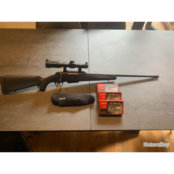 winchester XPR 6.5 creedmoor avec lunette de vis�e et frein de bouche et munitions