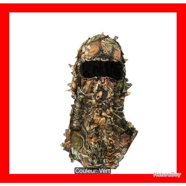 Cagoule Camouflage 3D Foret