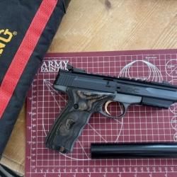 Browning Buckmark Black Label avec r&eacute;ducteur de son , excellent &eacute;tat