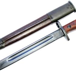Ba&iuml;onnette australienne Mk I M1944 pour le pistolet-mitrailleur Owen