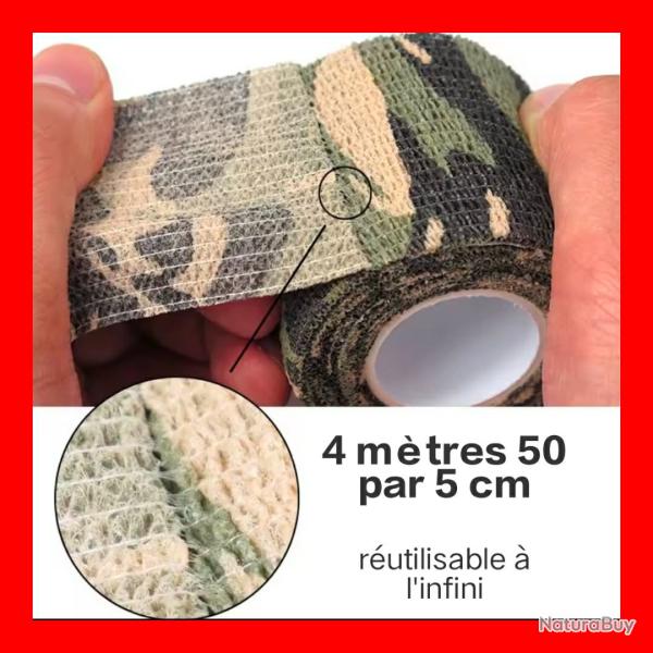 2 Rubans adh�sifs camouflage Foret