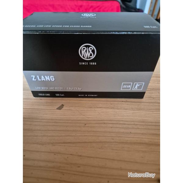 Lot de 500 cartouches Z LANG 22LR