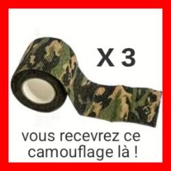 Lot 3 Rubans camouflage