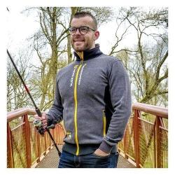 Veste Zipp&eacute;e Navicom Chaude 2026 XXXL Jaune et Gris