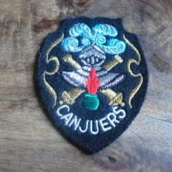 insigne tissu brod&eacute;e canjuers