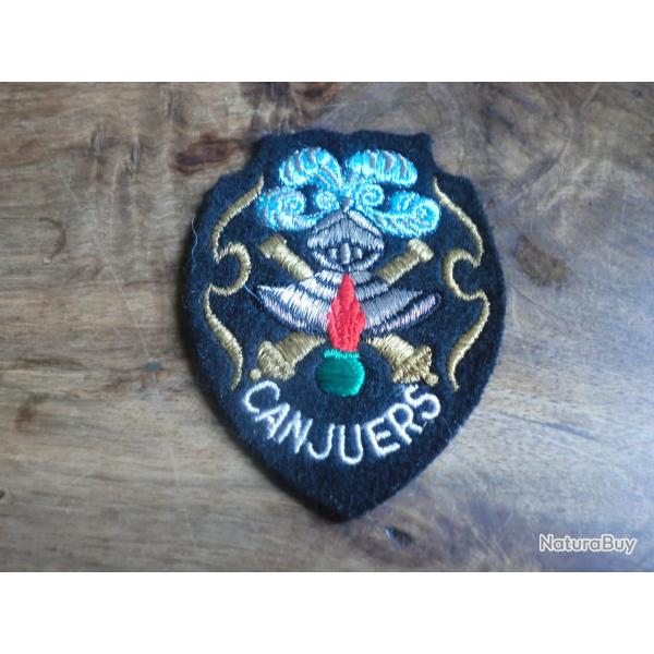 insigne tissu brod�e canjuers