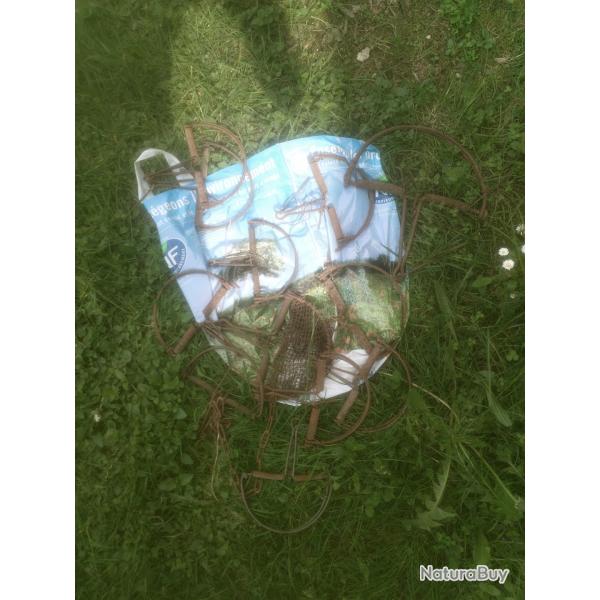 Pour collection lots d'anciens pi�ges � oiseaux
