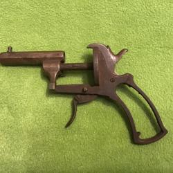 CARCASSE ET CANON POUR REVOLVER A BROCHE