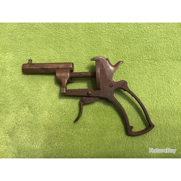 CARCASSE ET CANON POUR REVOLVER A BROCHE