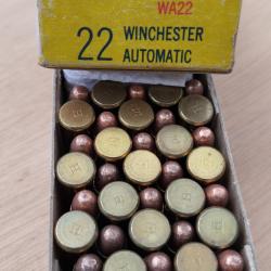 Une bo&icirc;te de cartouches 22 Auto Winchester mod&egrave;le 1903