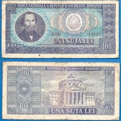 Roumanie 100 Lei 1966 Serie A Billet Europe Centrale
