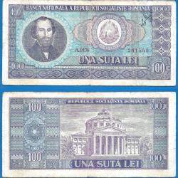 Roumanie 100 Lei 1966 Serie H Billet Europe Centrale