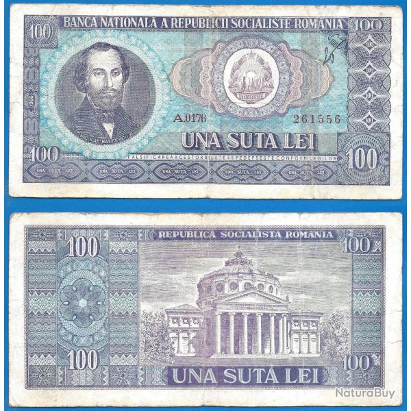 Roumanie 100 Lei 1966 Serie H Billet Europe Centrale