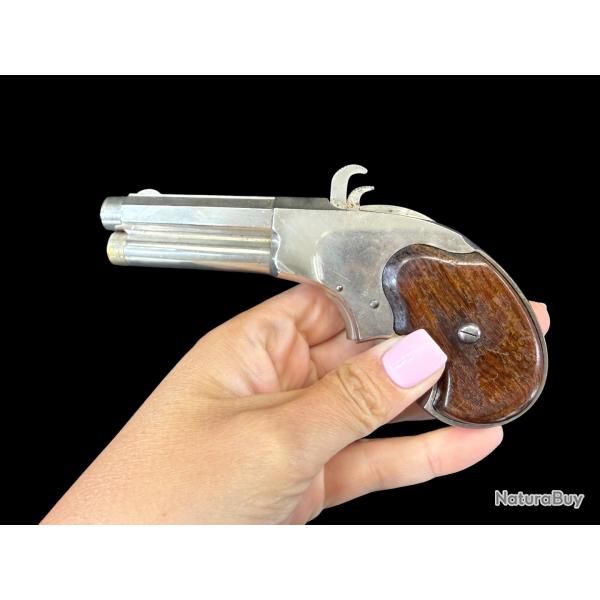 EXTRAORDINAIRE PISTOLET REMINGTON RIDER MAGAZINE cal. 32RF num�ro de s�rie E207
