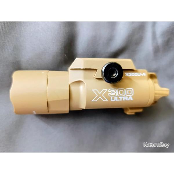 Petite lampe tactique pour pistolet airsoft