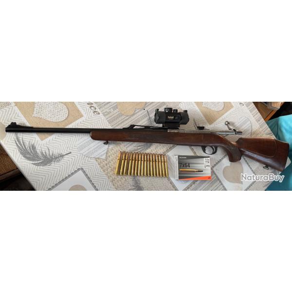 Carabine chasse � verrou - Calibre 7X64