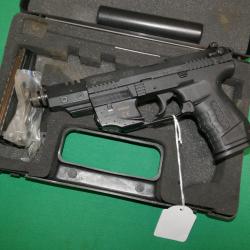 Pistolet WALTHER P22 canon long filet&eacute; en 22Lr