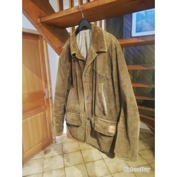 Veste de chasse en velour