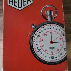 Chronom&egrave;tre compteur HEUER fabrication suisse ann&eacute;e 70