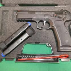 Pistolet CZ 75 SP01 SHADOW en 9x19mm en mallette et ses 3 chargeurs