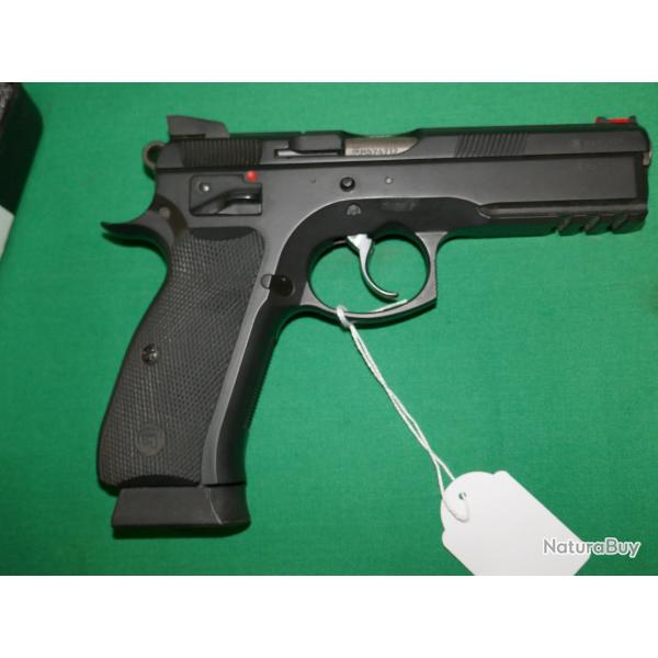 Pistolet CZ 75 SP01 SHADOW en 9x19mm en mallette et ses 3 chargeurs