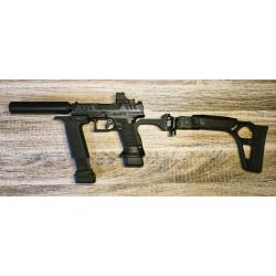 Kit de conversion crosse (stab) compatible poign&eacute;e Walther PDP