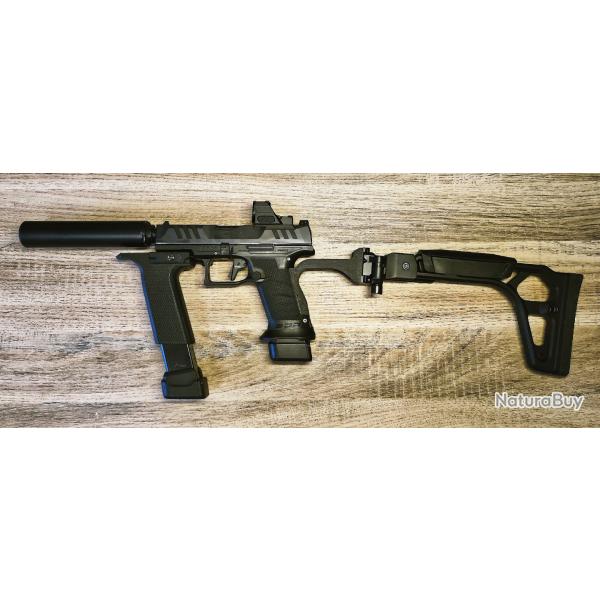 Kit de conversion crosse (stab) compatible poign�e Walther PDP