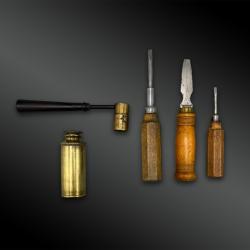 Ensemble / NECESSAIRE d'outils pour pistolet et balle [SANS PRIX DE RESERVE]