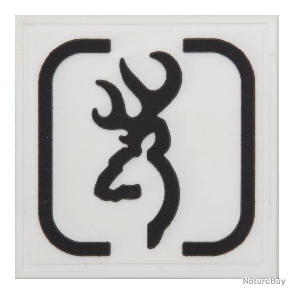 BADGE BROWNING WHITE