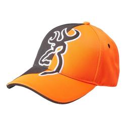 CASQUETTE HALF BLAZE NOIRE/ORANGE