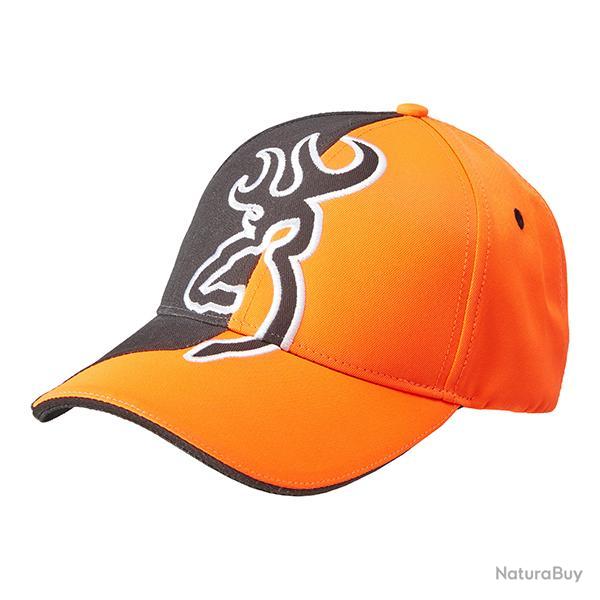 CASQUETTE HALF BLAZE NOIRE/ORANGE