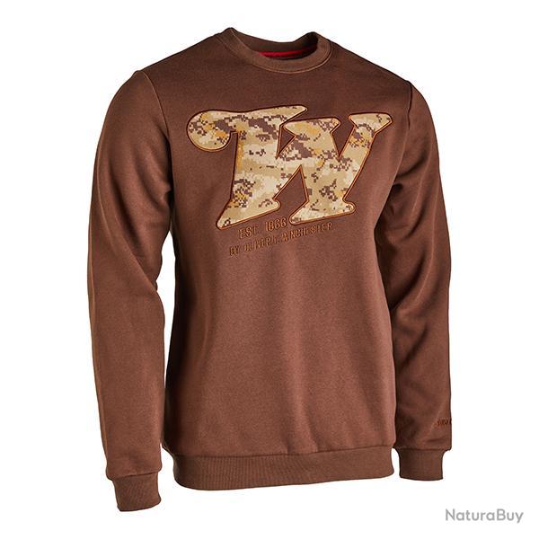 SWEATSHIRT REDSTONE Marron, 2 XL