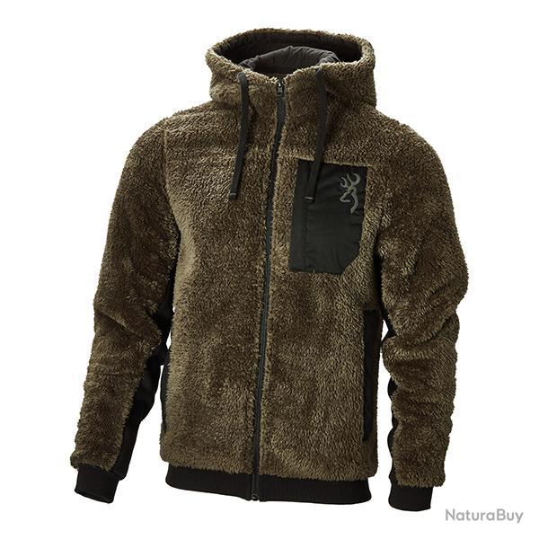 SWEATSHIRT WARM SNAPSHOT SHERPA Vert, 2XL