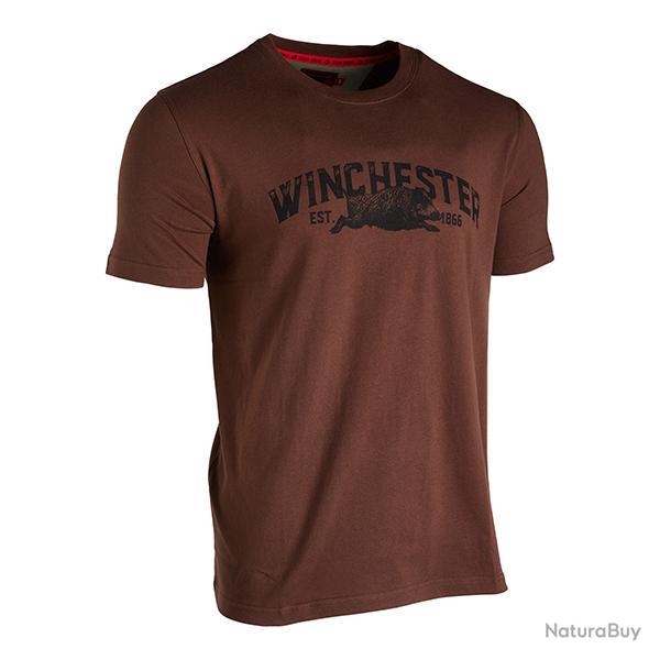 T-SHIRT VERMONT Marron, S