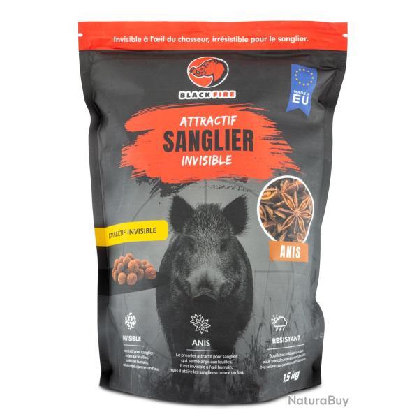 Attractif BLACK FIRE Invisible pour sanglier Sanglier