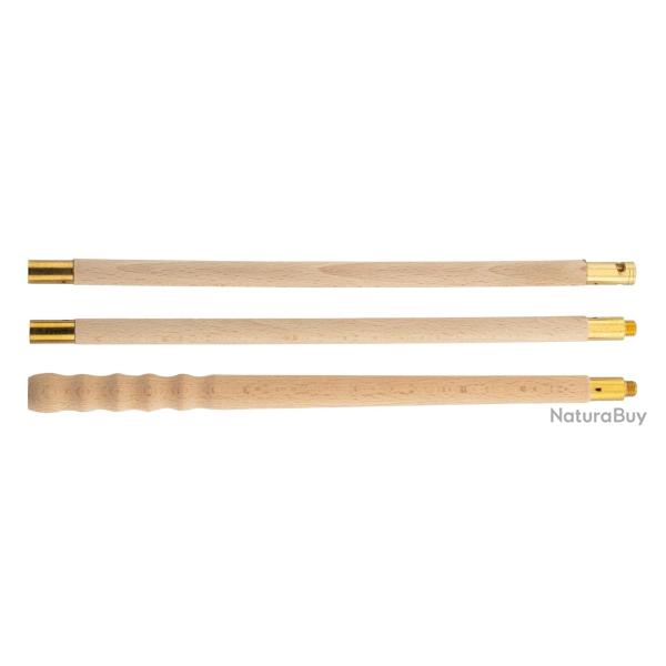 Baguette de nettoyage en bois pour canons (3 pi�ces)