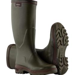 Bottes caoutchouc Parcours II kaki - Aigle Kaki-Olive, 43