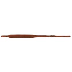 Bretelle carabine en cro&ucirc;te de cuir, boutons - Country Sellerie