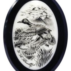Calotte canard ivoire ou argent