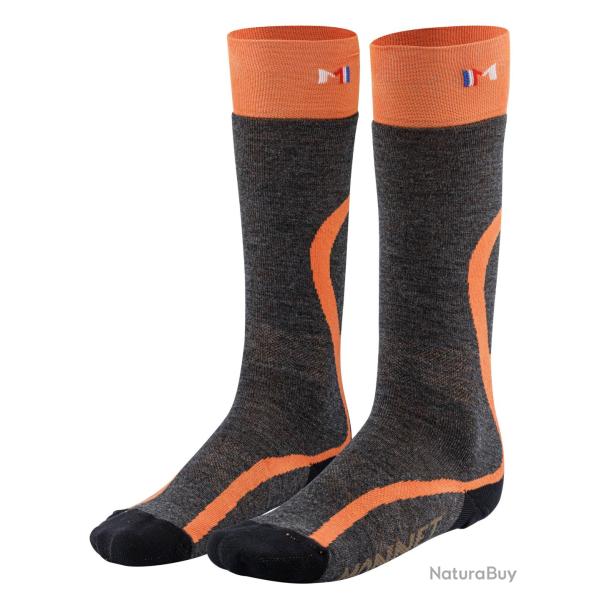 Chaussettes moyennes MONNET PRO HUNTING Orange Orange